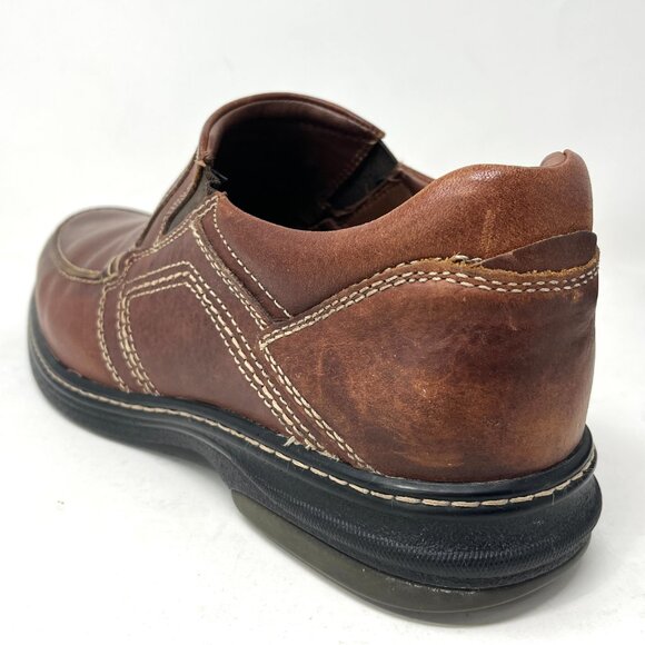 Johnston & Murphy Colvard Moc Toe Venetian 10.5 Shoes Leather Loafers 25-1073 - Picture 9 of 13